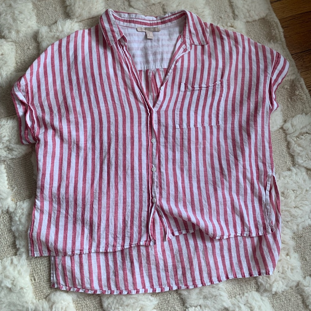 Forever 21 Linen Button-Down— Like New!